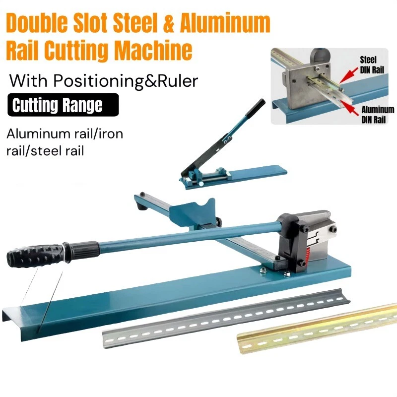 DC-35 DIN Rail Cutter Double Slot Steel and Aluminum Rail Cutting Machine Manual - Image 2 of 4