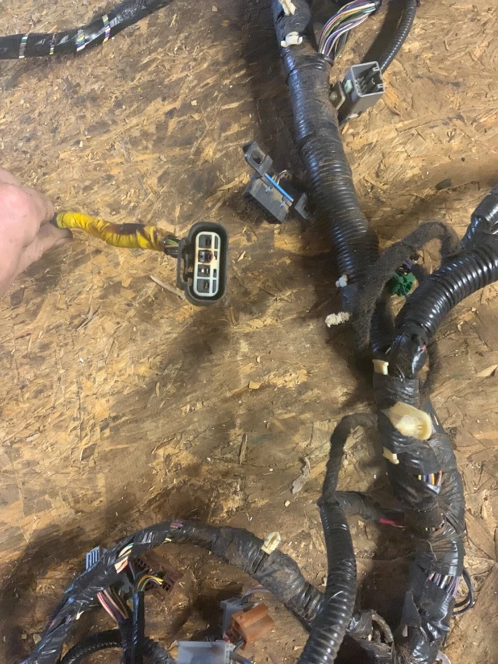 09 OEM 2009 Ford F150 debajo del tablero arnés de cableado enchufe dañado 9L3T-14401-bnb Foto 2 de 4