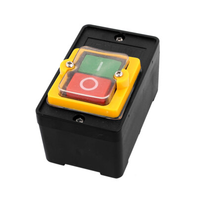 AC 220V 10A 2 Positionen 3P ein/aus Rastung Druckknopf Schalter 