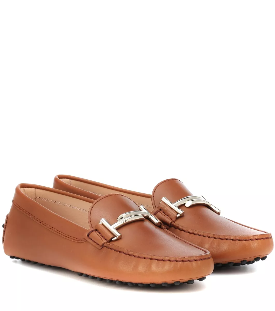 TOD'S gommino double T $625 woman shoes loafers женская обувь