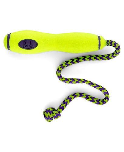 BRAND NEW Large 11 inch KONG AIR FETCH STICK with Rope DOG TOY Floats - Picture 3 of 3