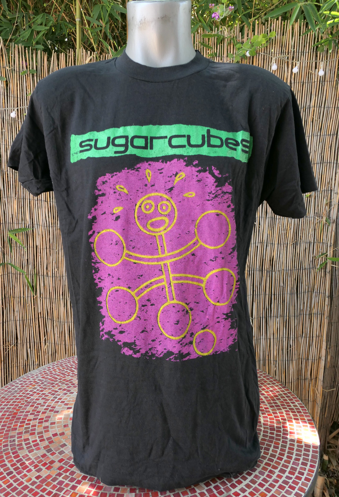 80's Vintage THE SUGARCUBES European Tour T Shirt L W… Gem