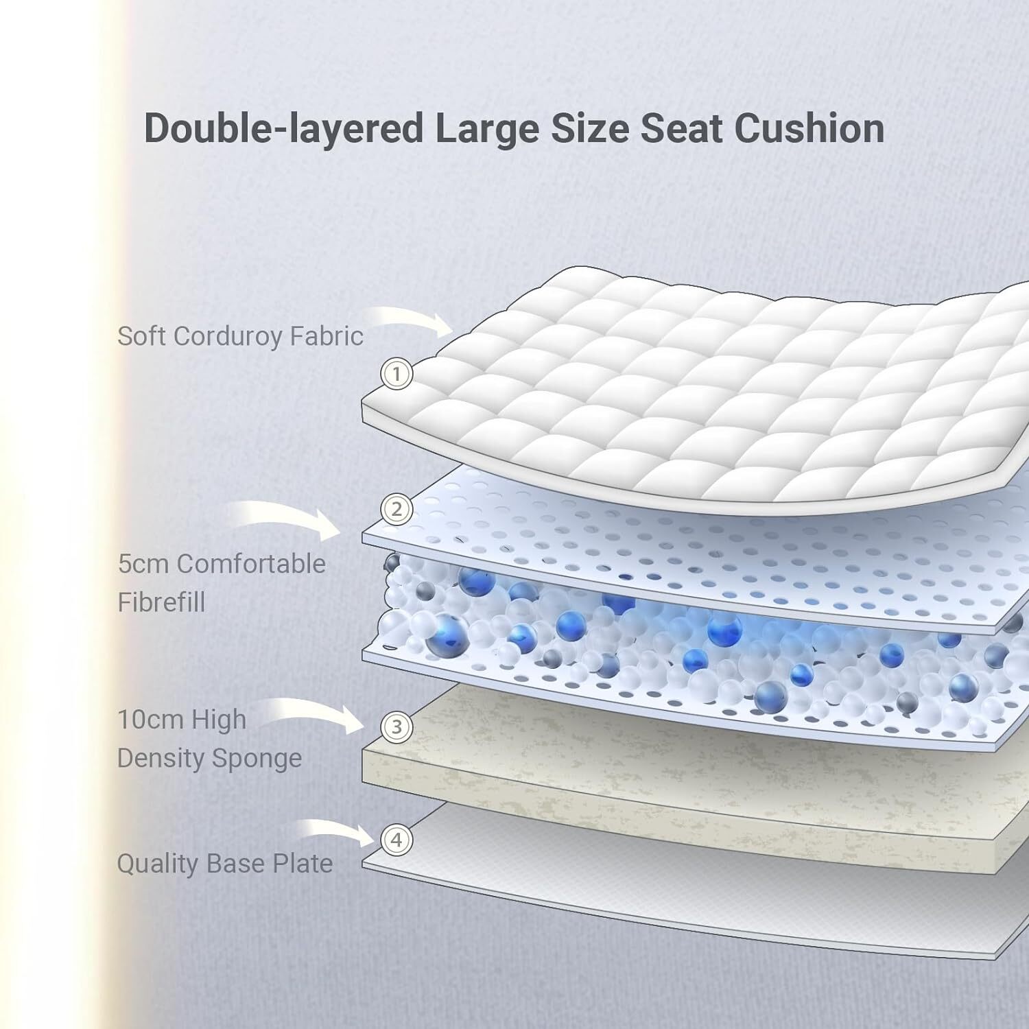 Office Chair Fabric Executive Office Chair Tilt Function High Back