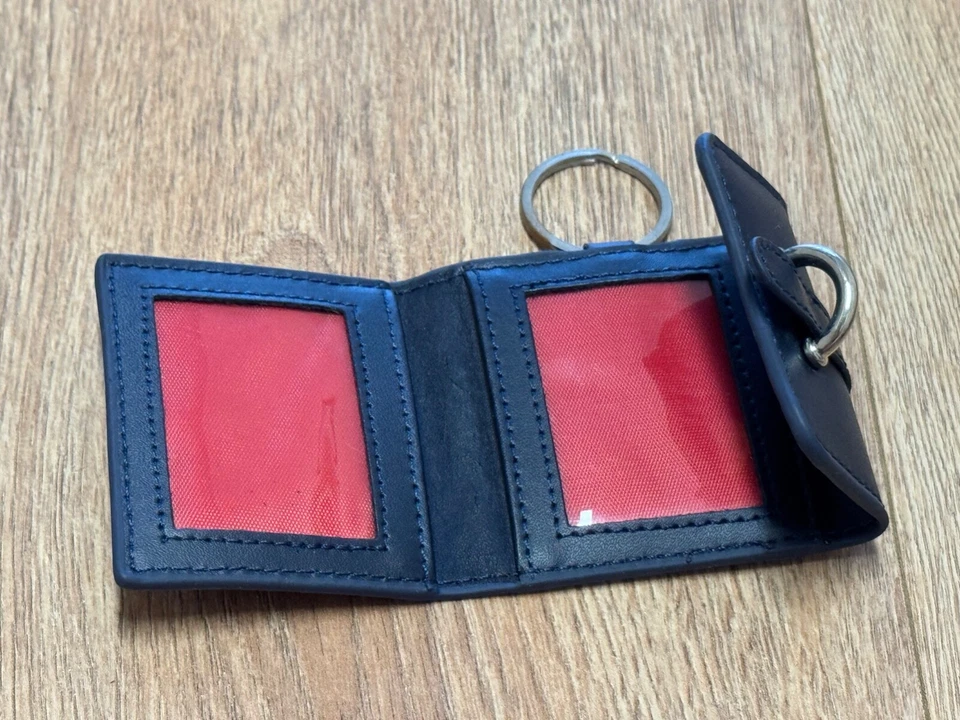 Брелок TOMMY HILFIGER - для маленьких фотографий - темно-синий кожаный - Изображение 4 из 4