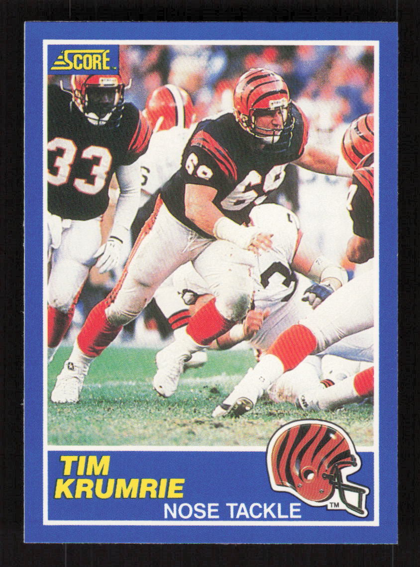 1989 Score #69 Tim Krumrie Cincinnati Bengals