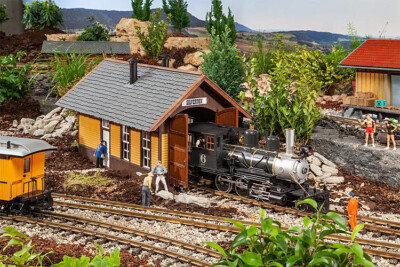 Pola 330851 Spur G - Amerikanischer Lokschuppen Silverton NEU und OVP