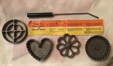 Vintage Happy Day Pastry Shell Rosette Mold s and One Handle