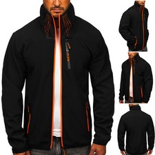 Softshelljacke Sportjacke Windjacke &Uuml;bergangsjacke Sport Herren BOLF Soft Shell
