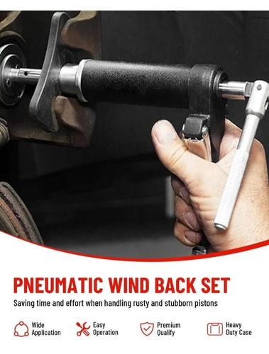 Universal Brake Piston Reset Tool Set 8 Pieces Venussar 150.2440 KS Tools - Foto 17 di 23