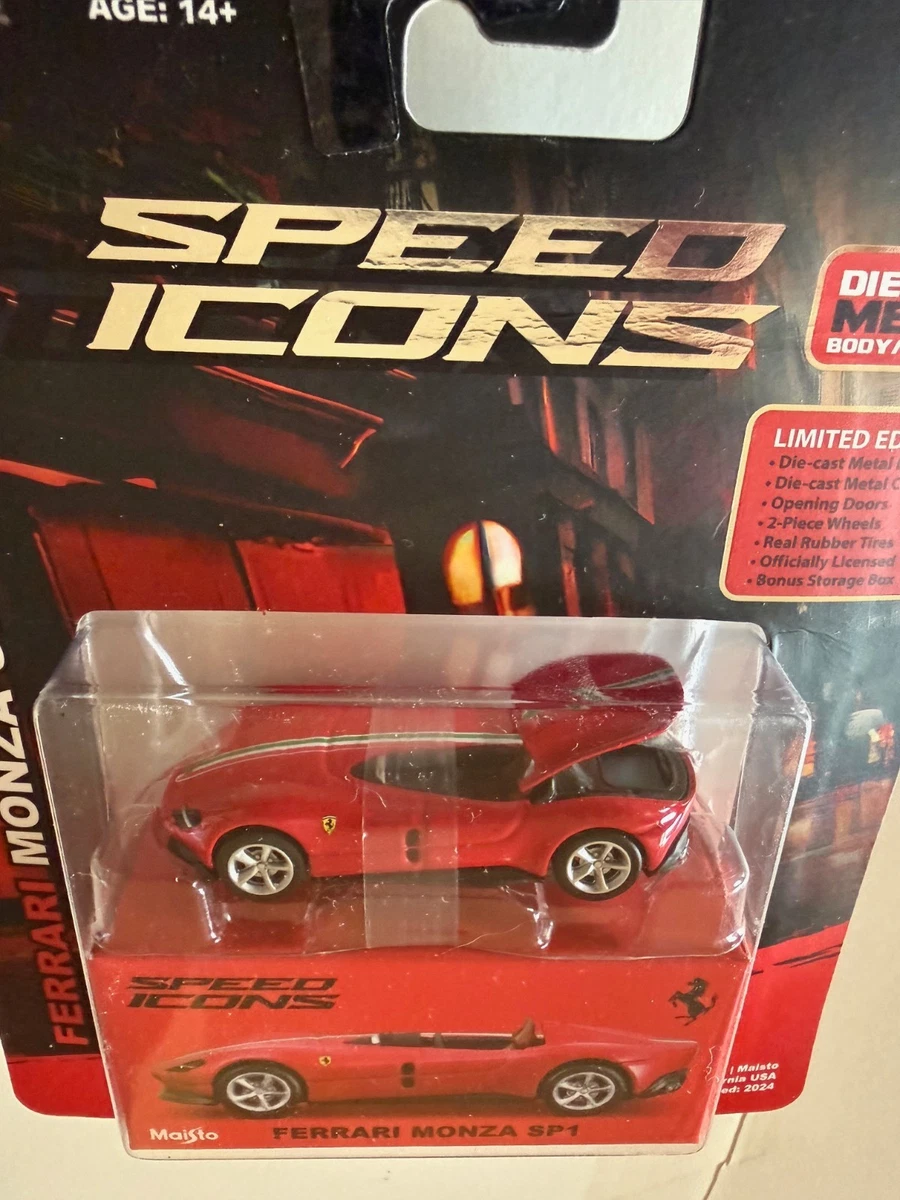 Maisto Speed Icons 1:64 1957 Ferrari Monza SP1 Red Diecast sealed package
