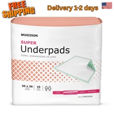 McKesson UPMD3036 30x36in Fluff/Polymer Disposable Underpads - 10x10 Case