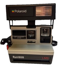 Vintage Polaroid Sun 600 LMS Instant Land Camera Strap Manual UNTESTED 