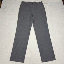 New Brooks Brothers Clark Fit Herringbone Pants Mens 32x32 Cotton Blend Chino
