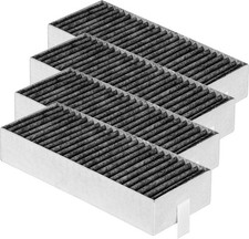 4x Aktivkohlefilter Dunstabzugshaube 193x75x35 mm &ndash; kompatibel Bosch/Siemens