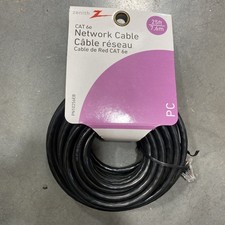 ZENITH PN10256EB CAT 6E RJ45 NETWORK CABLE 25 FT