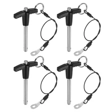 4Pcs T Handle Lock Pins, 6mm x 40mm Stainless Steel Button Quick Release Pin