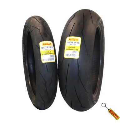 Pirelli Diablo SUPERCORSA V3 Front (120/70ZR17) & Rear (190/55ZR17) Tires