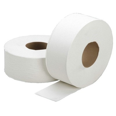 ABILITY ONE 8540-01-590-9072 Toilet Paper Roll,Continuous,White,PK12 22P481