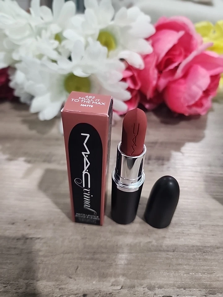 MAC MACximal Matte Lipstick 0.12 fl oz -#682 MULL IT TO THE MAX- NEW IN BOX  - Image 3 of 4