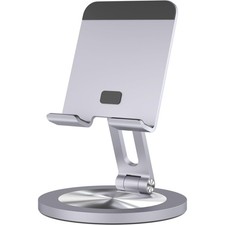 YCNEW Phone Stand for Desk, 360 Rotating Dual Adjustable Foldable Cell Phone...