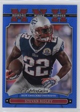 2013 Panini Prizm Monday Night Heroes Wal-Mart Blue Prizm Stevan Ridley #23 4f9