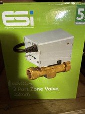 ESI 22mm Central Heating Zone Valve ESZV222LM 2-Port Motorized 5-Wire