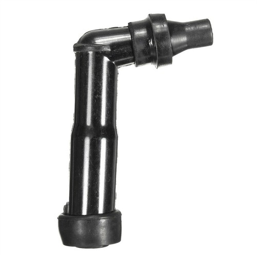 10-12mm Motorcycle Spark Plug-Cap / Resistor Cover Black 102º #XD05F-R - Picture 4 of 12