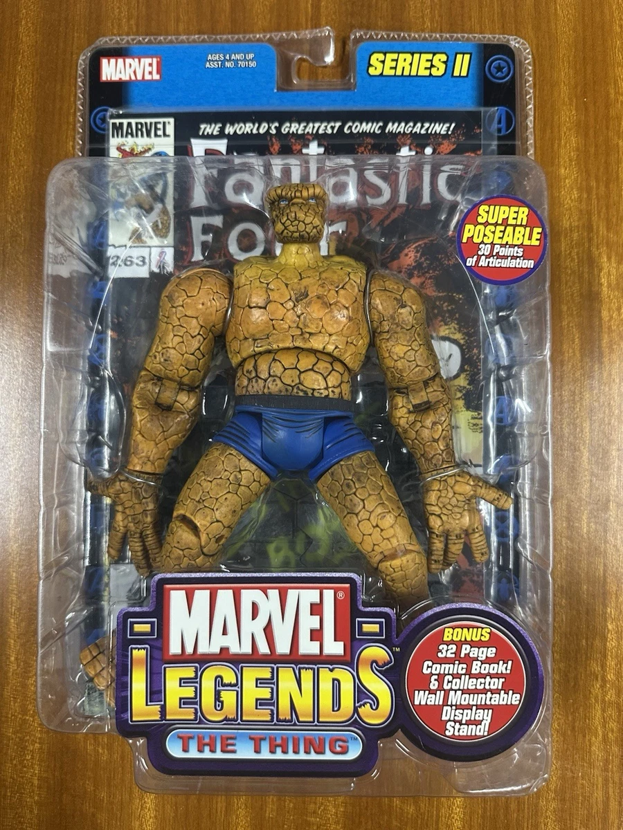 25+ ToyBiz Comic Book Heroes The Thing Fantastic Four Action