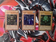 Lot of 3 Yugioh Sanga of the Thunder - Kazejin - Suijin MRD-025 26 27 Super Rare