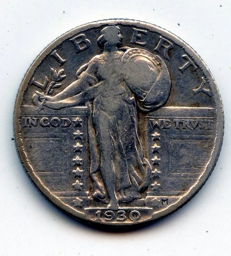 1930-P Standing Liberty Quarter — photo from the most recent tracked eBay sale
