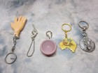 Lot of 5 Collectible Assorted Keychains, 3 Vintage & 2 Modern. — photo 1