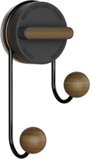 Suction Cup Shower Hooks,Removable and Reusable Waterproof Clothes Hangers ,Powe