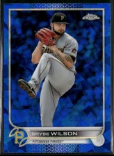 2022 Topps Chrome Sapphire Edition #463 Bryse Wilson 4Bv
