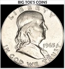 1963-D RARE FRANKLIN HALF DOLLAR, 90% SILVER, VERY BEAUTIFUL COIN, FAST SHIPPING