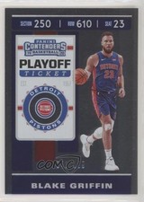 2019-20 Panini Contenders Playoff Ticket 41/199 Blake Griffin #10 9o3