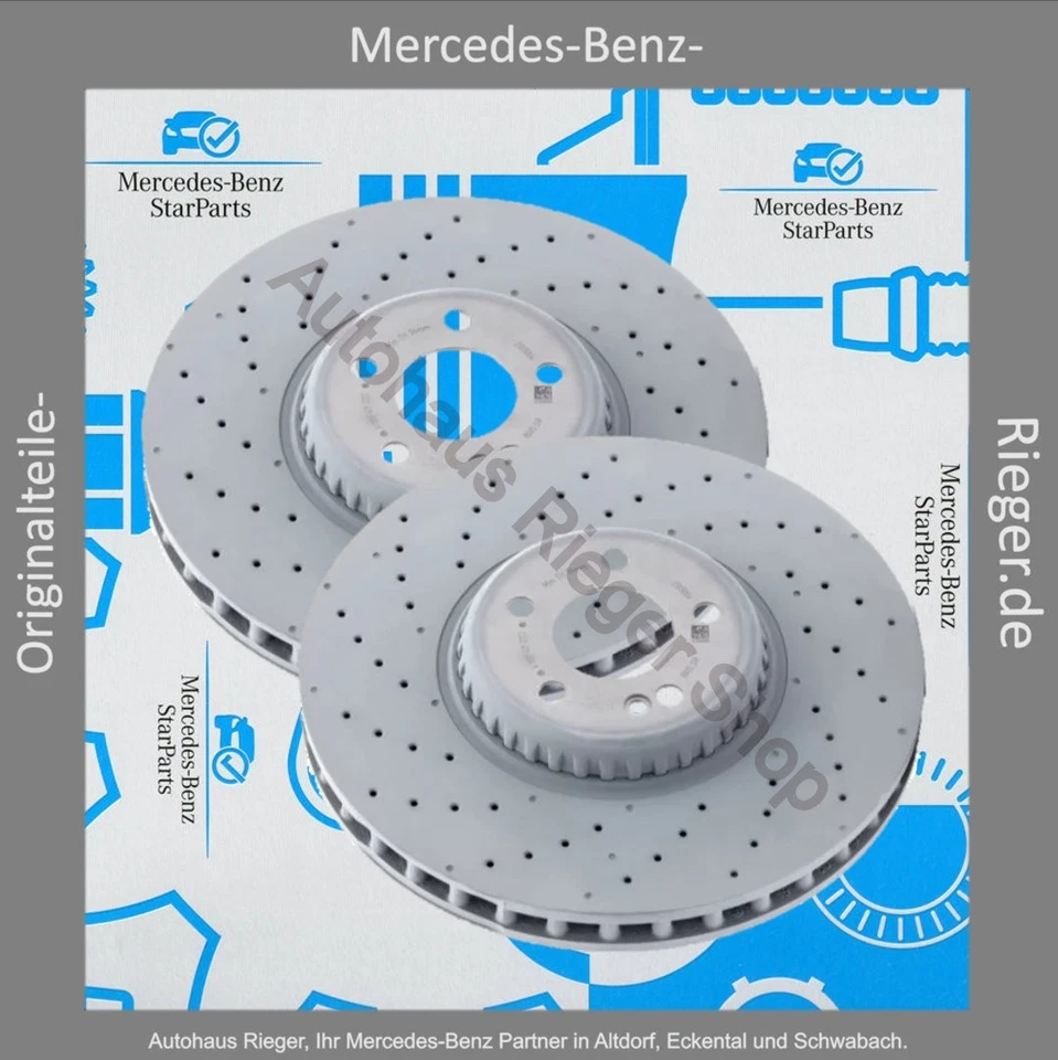 Mercedes-Benz StarParts  Bremsscheiben Satz VA W205 W213 X253 A000421231290 - Bild 1 von 1