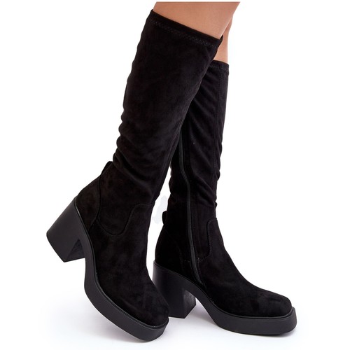 Bottes Au-dessus Du Genou Vintage 1969 - Cuir Italien - Taille 38 - Modèle Rare
