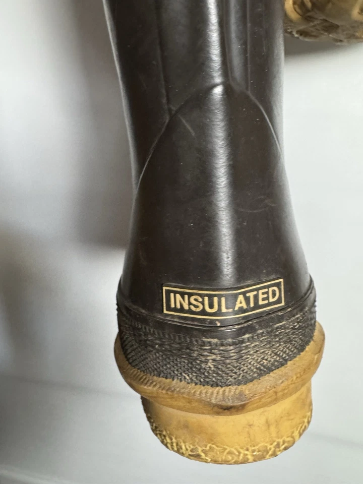 Pro Line Steel Shank Insulated Rubber Wader Hip Boots Men's Size 10 Waterproof - Image 3 of 4