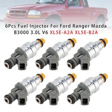 6Pcs Fuel Injector For Ford Ranger Mazda B3000 3.0L V6 XL5E-A2A XL5E-B2A