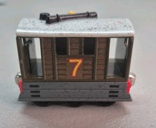 Thomas Take Along N play Rare Metallic Toby Train Good Condition