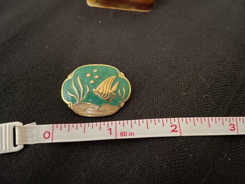 Vietri Italy green fish pin Gio'Elleria Landi Vietri Sul Mare Tel 210474