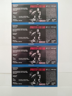 BRUCE SPRINGSTEEN 4 x Berlin 11.6.25 Stehplatz Innenraum Tickets Karten 