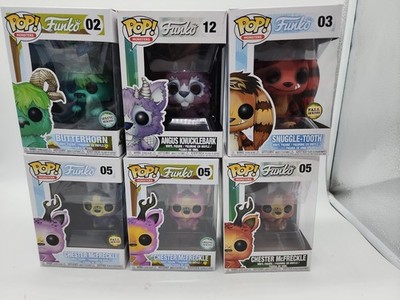 Funko Pop Monsters LOT 6 Wetmore Forest Chester McFreckle Angus Snuggle-Tooth