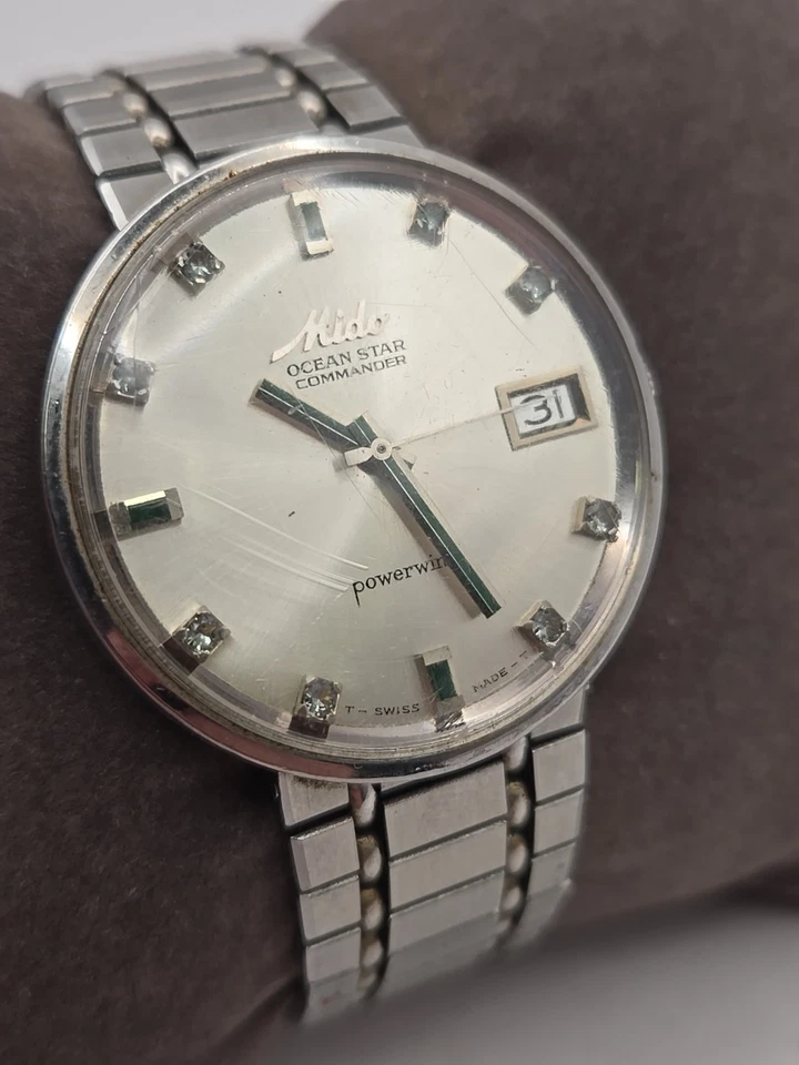 Vintage Mido Ocean Star Commander "Powerwind" 37mm Men's Wristwatch - Image 2 of 4