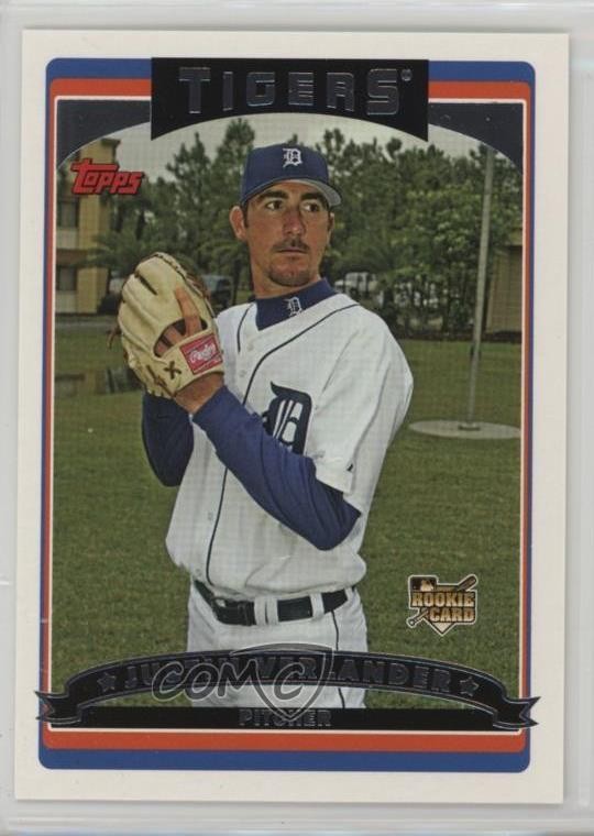 2006 Topps Justin Verlander #641 l5x