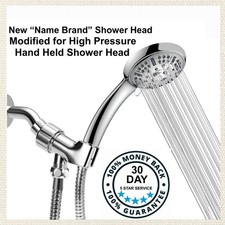FreePro Modified for High Pressure Hand held Shower Head 9 Spray Settings