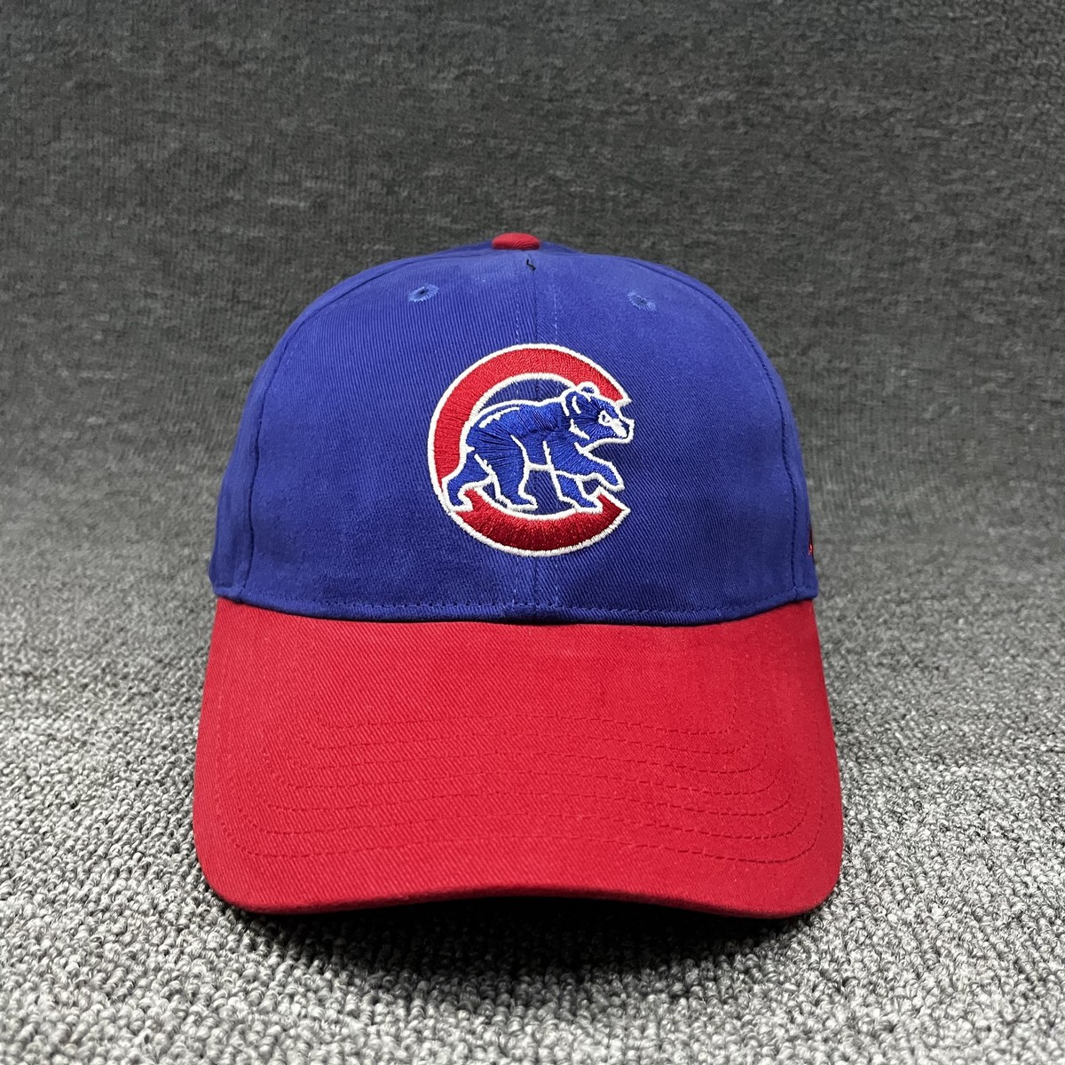 Chicago Cubs '47 Brand MVP Adjustable Hat Blue Red Bear Logo MLB Cap NEW