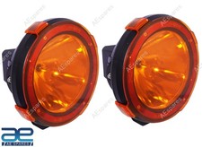 7" Pair 55W HID Spot Light,6000K Off Road Grill Roof Spot Fog Lamp For Jeeps NEW
