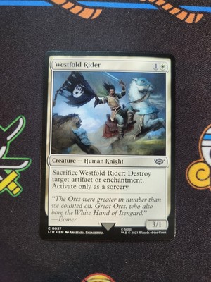 Westfold Rider EXACT CARD PICTURED Westfold Rider LTR 0037 MTG Lord Of The Rings Eng ...