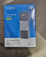  TP-Link Tapo Smart Video Doorbell Camera Wireless with Chime, 2K